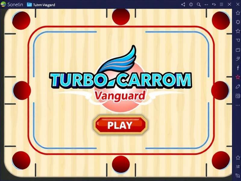 Turbo Carrom Vanguard Main Screen